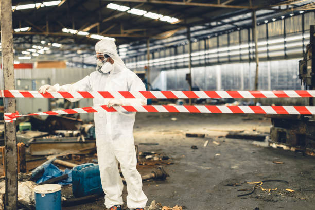 Professional Odor Removal technician working in Chesterfield, MO